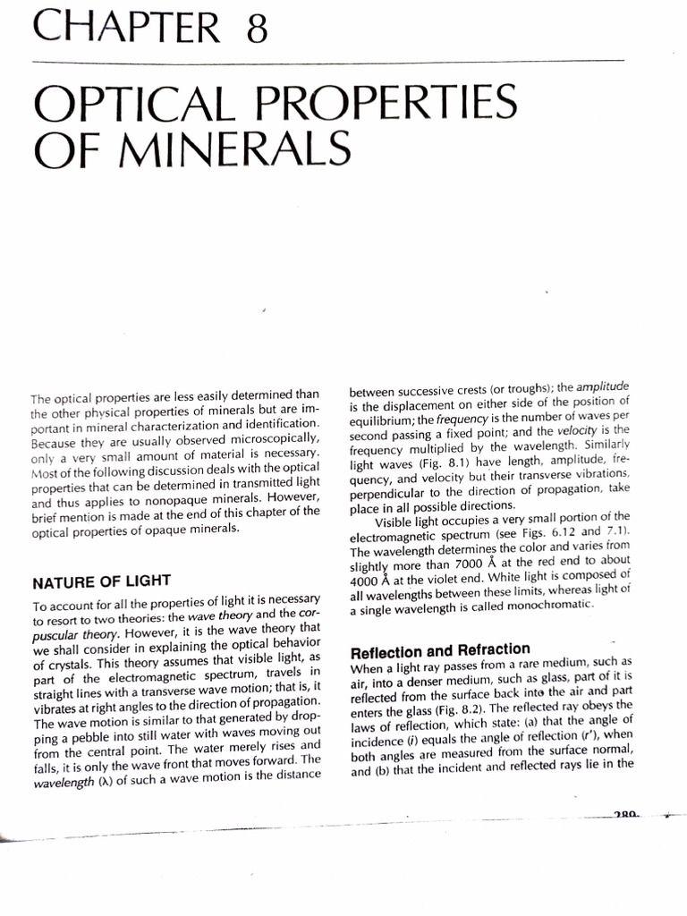 Adobe Scan Nov 09, 2022 (1) Optical Properties of Minerals PDF