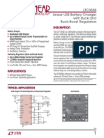 Features Description: LTC3558 Linear USB Battery Charger With Buck and Buck-Boost Regulators