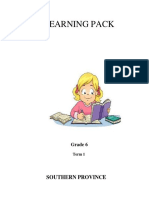 English - Grade 6 - Self-Learning Pack