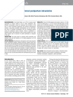 Complications After Interval Postpartum Intrauterine