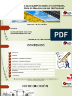 Presentacion Analisis Tècnico Deun Esquema de Generacion Centralizada, en Relacion Con Uno Distribuido.