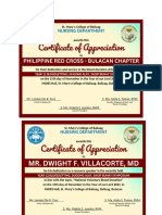 Blood Letting 2022 For Approval - Certificates