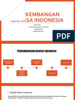 Perkembangan Bahasa Indonesia (k.3)