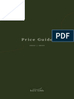 Bare Odds Price Guide 2022 - 2023