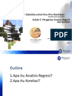 Slide05. STA515 Pendahuluan Analisis Regresi Dan Korelasi