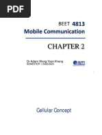 Chapter 2 - Cellular Concept Part 1 Sem 2022 Sem 1