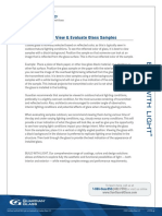 How To View Glass Samples