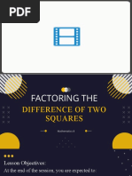 Difference of Two Squares