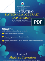 Illustrating Rational Algebraic Expressions
