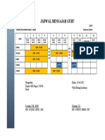 Jadwal Mengajar Guru