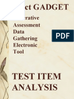 Test Item Analysis Presentation 2022
