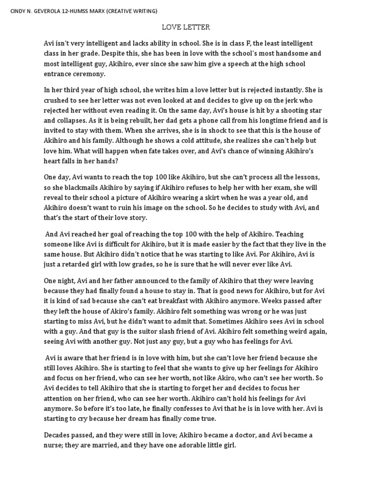 Love Letter | PDF