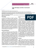 Procedure of The Chest or Upper Midregion and When Nonnarcotic Analgesics Are Contraindicated