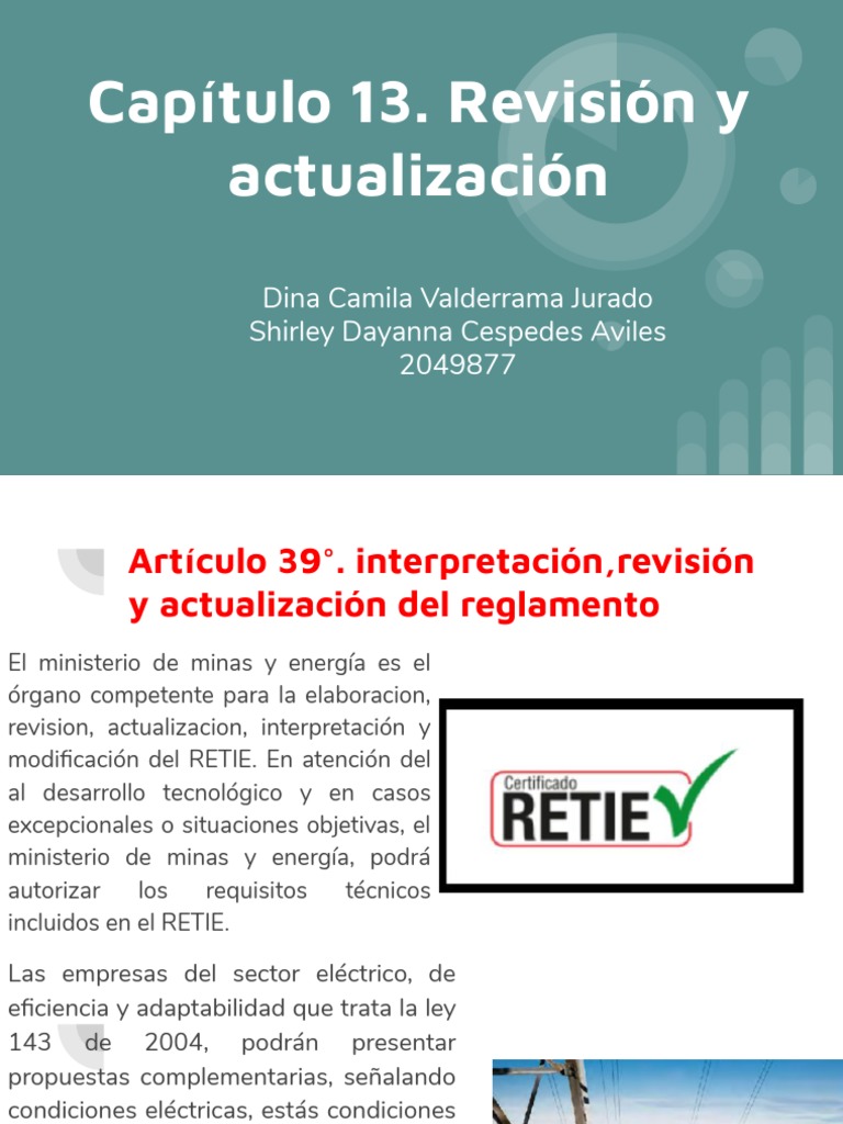Actualización del RETIE 2025 | PDF