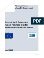 Good Practice Guide Internal Audit Strategy Version DTD 23 April 2018 Gize