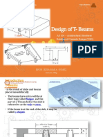 4.1 Design of T Beams