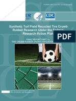 Synthetic Turf Field Recycled Tire Crumb Rubber Research Under The Federal Research Action Plan Final Report Part 1 Volume 1