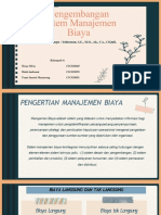 Pengembangan Sistem Manajemen Biaya