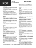Focus 2 Workbook Answer Key | PDF