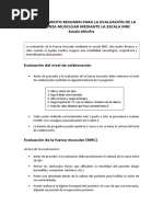 Escala de Fuerza Muscular MRC | PDF