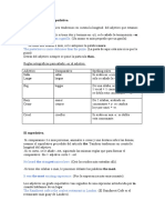 El Comparativo y El Superlativo