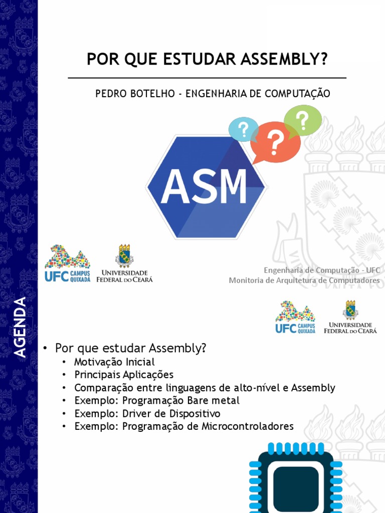 Importância do Assembly na Programação | PDF | Linguagem Assembly ...