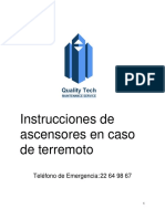 Manual Ascensores en Terremoto