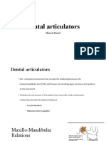 Dental Articulators