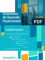 Dimensiones Del Desarrollo Organizacional