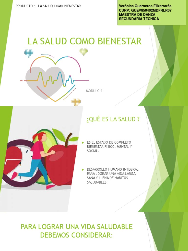 Módulo 1 producto 1 DESARROLLO HUMANO INTEGRAL Y CUIDADO DE LA SALUD ...
