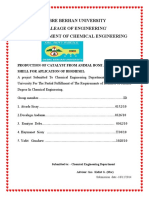 Prodaction of Ctalyst From Animal Bon and Egg Shell