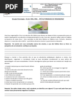 1°texto e Atividade de Estudo Orientado 9° Ano | PDF | Aprendizado