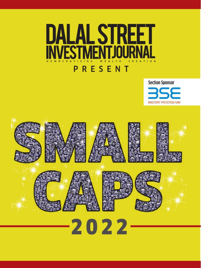 Dsij Magazine Smallcap Section PDF Book Value Investing
