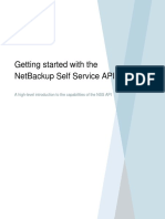 NetBackup Self Service API GSG