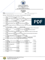 Q1 4TH Assessment ENGLISH