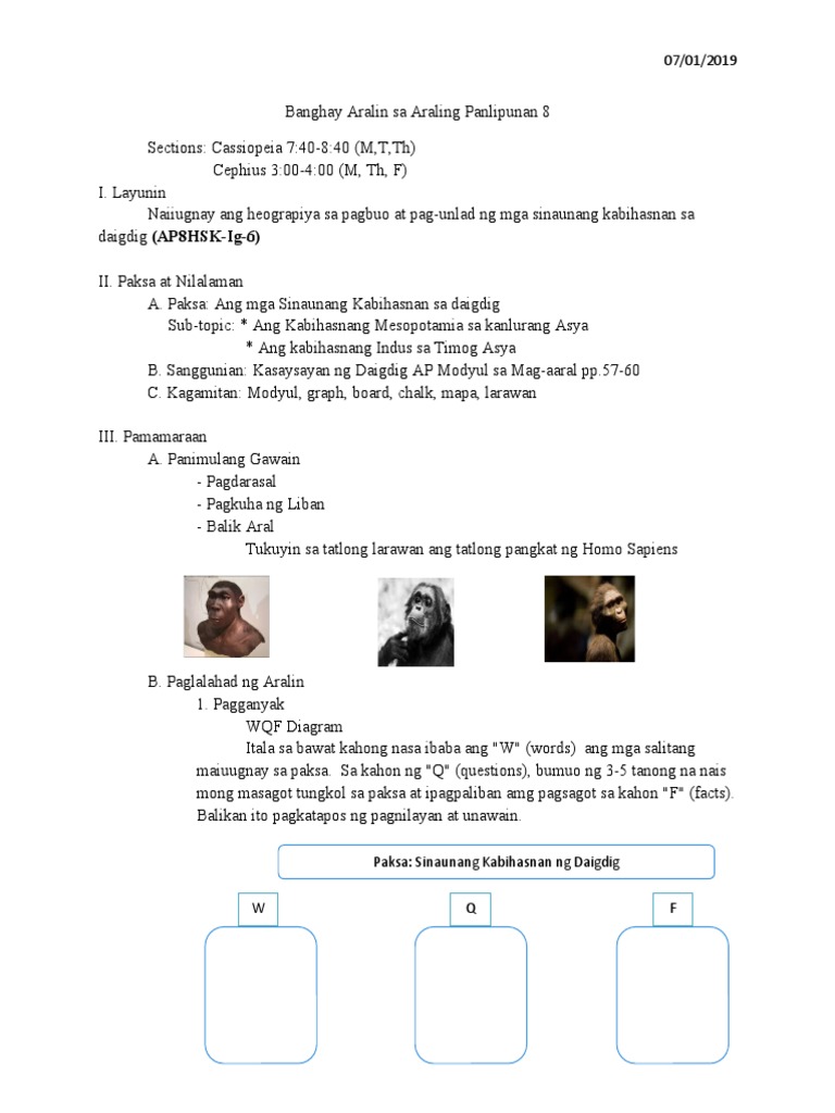 Lesson Plan Evolution | PDF