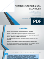 Larutan Elektrolit & Non Elektrolit - Kelompok Halogen