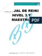 Manual de Reiki Usui Nivel 3 y Maestria
