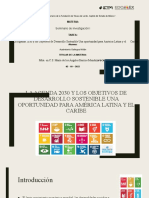 La Agenda 2030 y Los Objetivos de Desarrollo