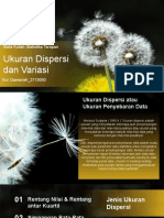 Ukuran Dispersi Dan Variasi