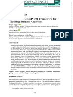 Decision Sci J Innov Edu - 2020 - Jaggia - Applying The CRISP DM Framework For Teaching Business Analytics