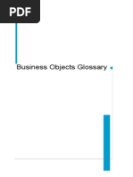 SAP BO Glossary