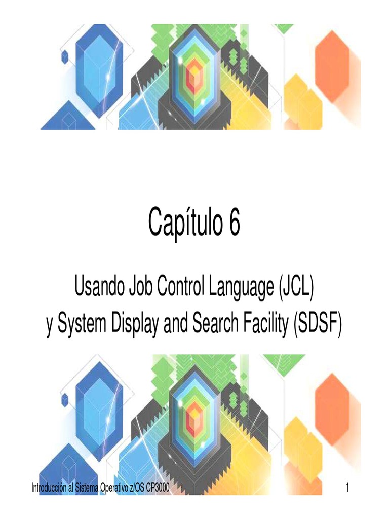 Introducción a JCL en z/OS CP3000 | PDF | Programa de computadora ...