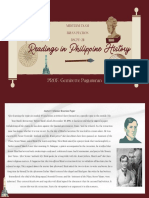 Simple Red and Beige Vintage Illustration History Report Presentation