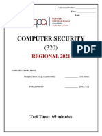 320 - Computer Security - R - 2021