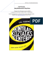 Gal Ferenc A Kinyilatkoztatas Fenyeben 1