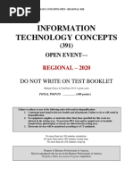 391 - Information Technology Concepts (Open) - R - 2020