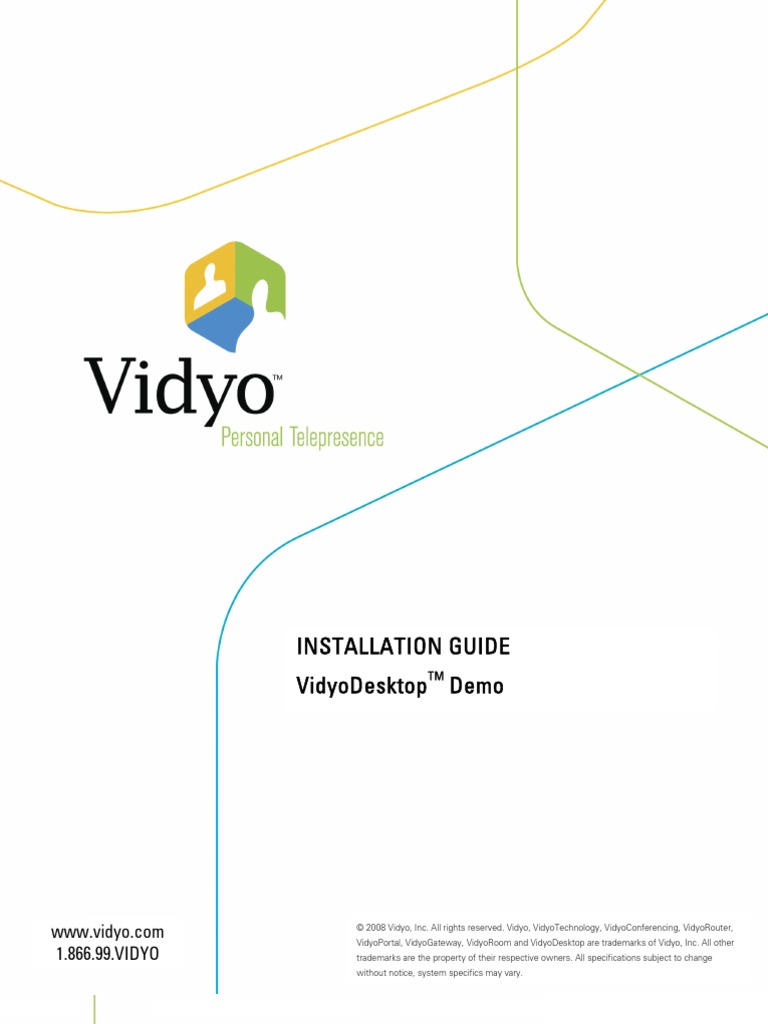 I2 VidyoDesktop Demo Guide 1108 | PDF | Port (Computer Networking) | Login