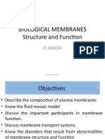Lect 1 Membrane Structure and Function