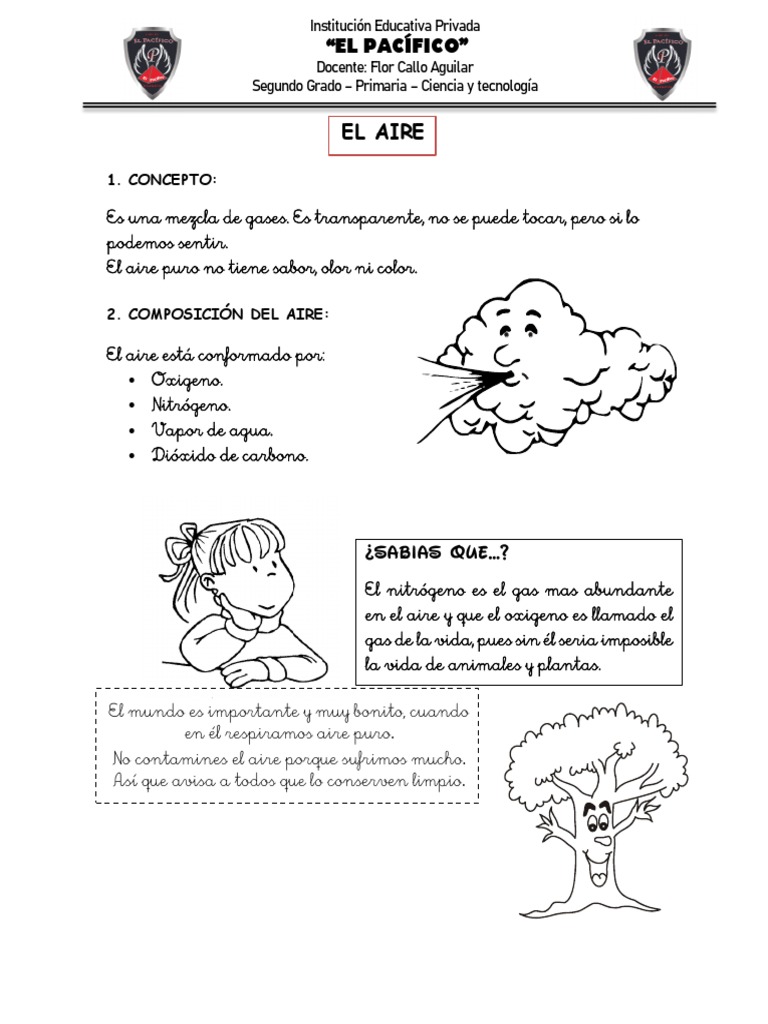 El aire que respiramos: Un recurso natural esencial para la vida | PDF ...